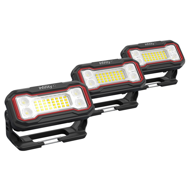 Infinity X1 2500L Rechargeable Worklight, 3-pack