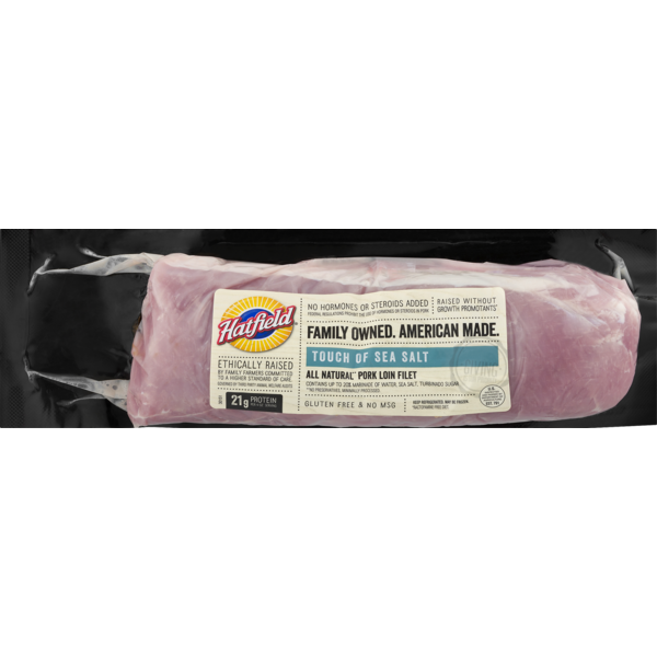 Hatfield Pork Loin Filet All Natural Touch Of Sea Salt (1 ct) Instacart