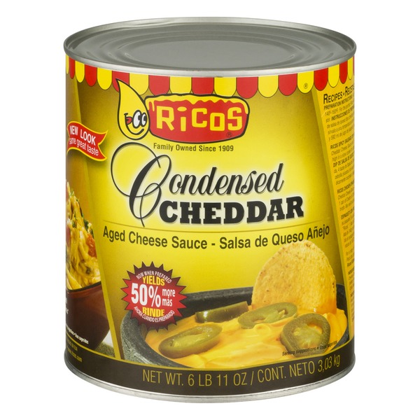 Ricos Condensed Cheddar Aged Cheese Sauce (107.0 oz) from Costco