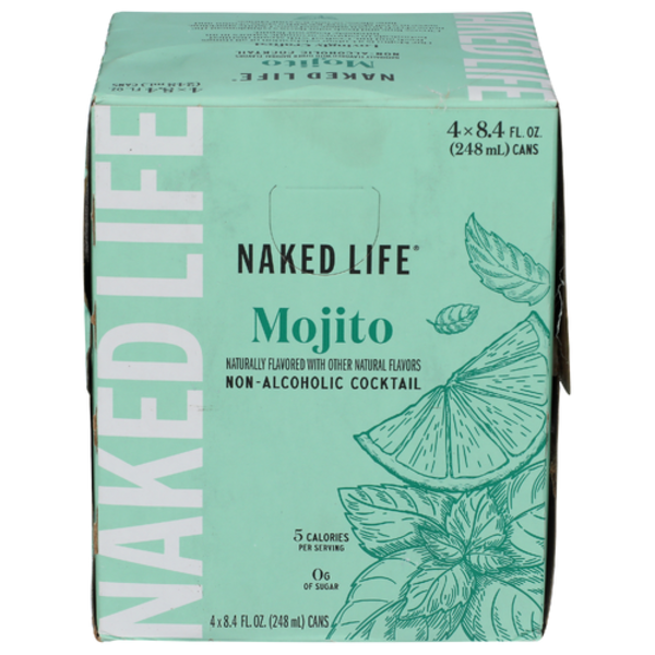 Naked Life Mojito Non-Alcoholic Cocktail 4 Pack Same-Day Delivery