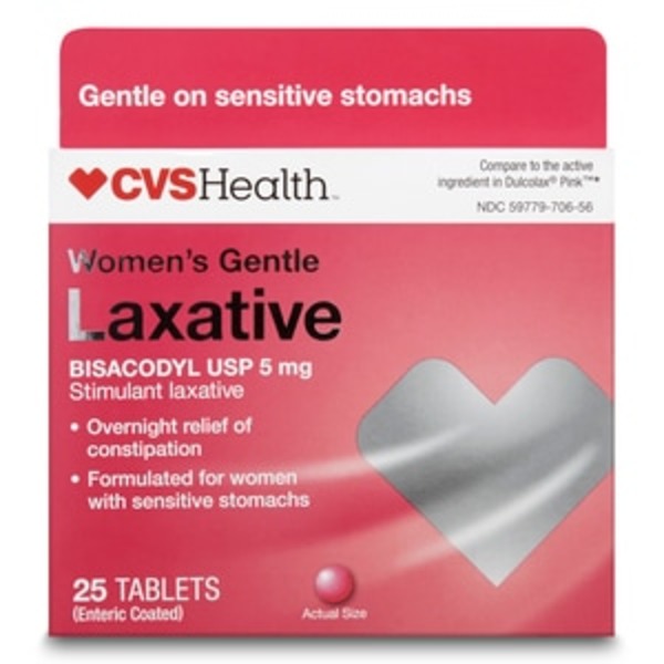 CVS Health Women's Gentle Laxative Tablets Enteric Coated (25 ct) from
