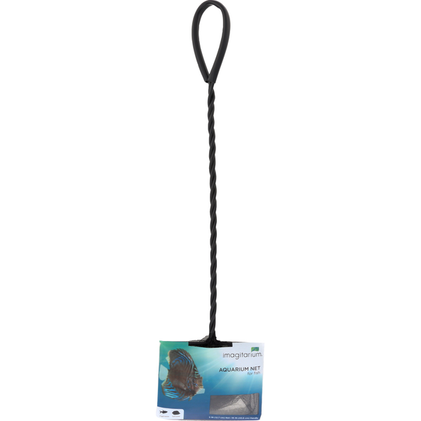 aquarium fish net petco Pawfly 6 Inch with Braided Metal Handle Square Net with Soft Fine Mesh Sludge Food Residue Wastes Skimming Cleaning Net for Fish Tanks Small Koi Ponds and skimming debris Aquarium Co-Op Fish Net -