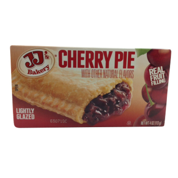 JJ's Bakery Pie, Cherry, Lightly Glazed