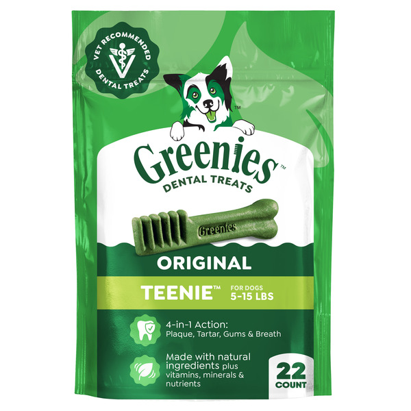 GREENIES Original Teenie Daily Dental Treats for Dogs