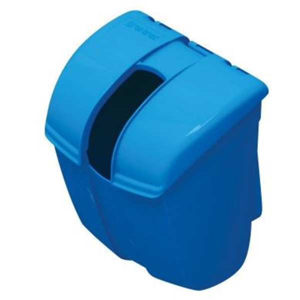 San Jamar - Saf-T-Ice Scoop Caddy, Blue - 64 oz