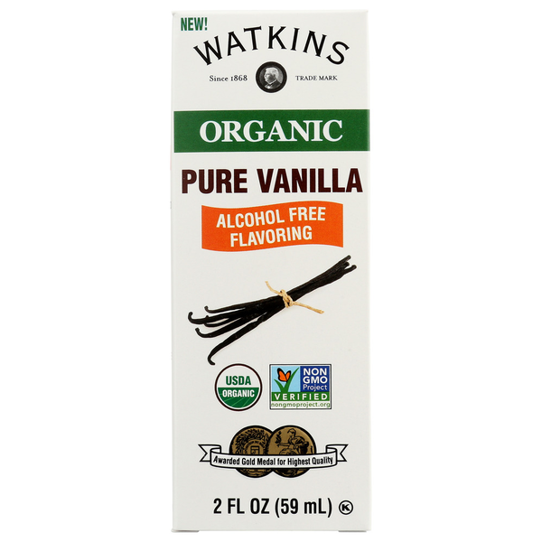 Watkins Organic Pure Vanilla Alcohol Free Flavoring Same-Day