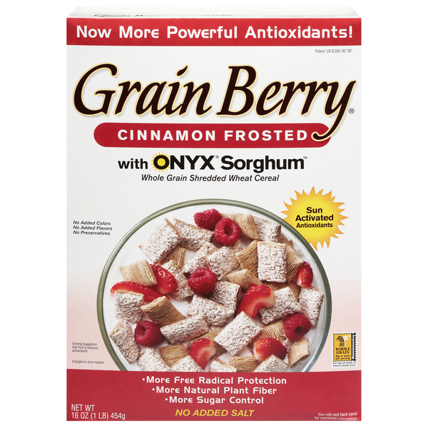 Grain Berry Cinnamon Frosted with Onyx Sorghum Cereals