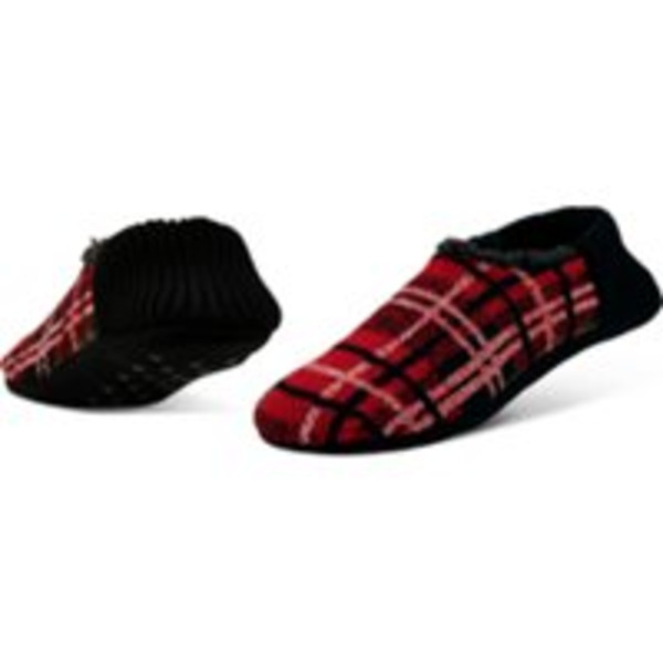 Magellan Outdoors Men's Plaid Lodge Slippers, L - Plaid