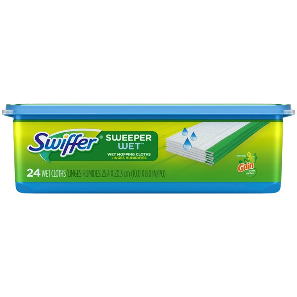 Swiffer Wet Mopping Cloths with Gain Scent (24 ct) from Walmart Instacart