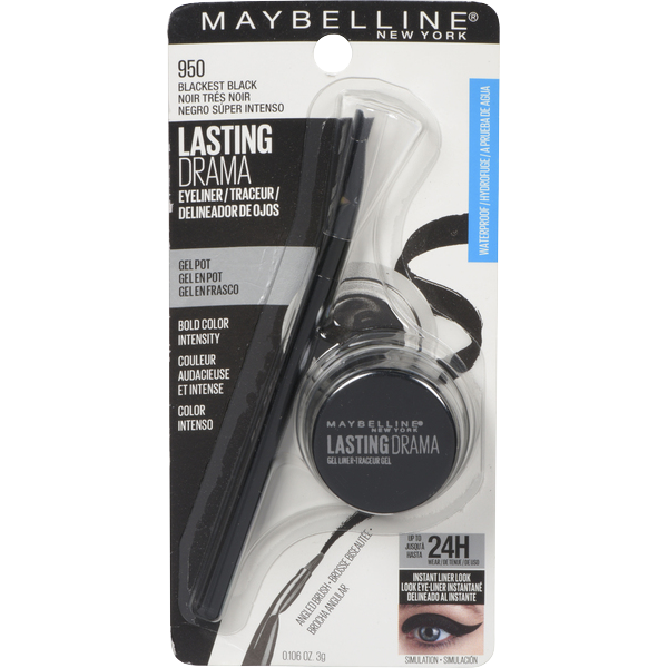 Maybelline 950 Blackest Black EyeStudio Lasting Drama Pro Gel