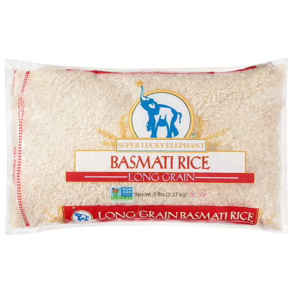 Super Lucky Elephant Long Grain Basmati Rice
