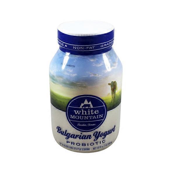 White Mountain NonFat Bulgarian Yogurt (32 oz) Instacart