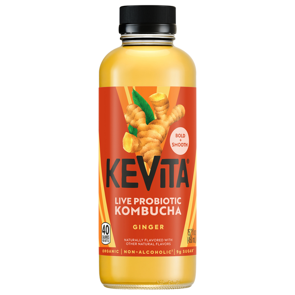 KeVita Live Probiotic Ginger Kombucha Same-Day Delivery or Pickup