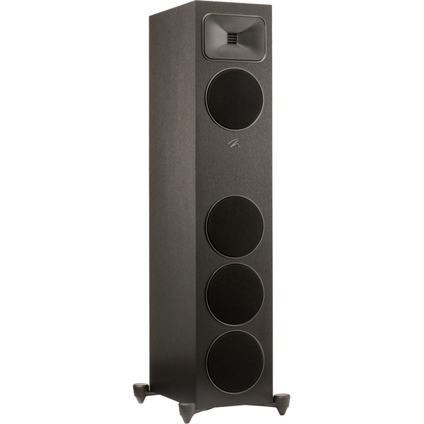 Martin Logan Motion Foundation 3-Way Floorstanding Speaker With 5.5 Midrange & Triple 5.5 Bass Drivers - Black