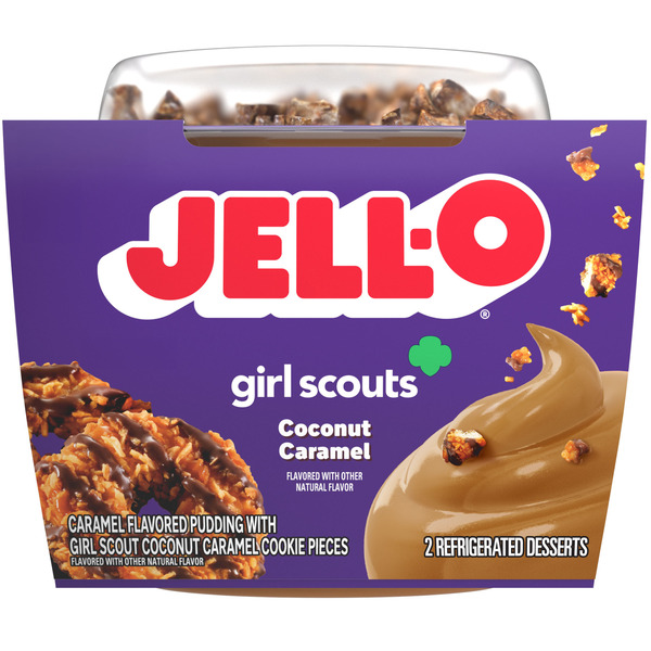 Jell-O Coconut Caramel Ready-to-Eat Pudding Snack Cups Same-Day