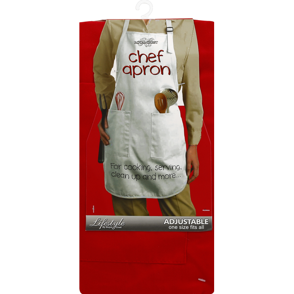 Royal Crest Chef Apron, Adjustable, One Size Fits All Same-Day