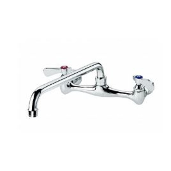 Krowne - Kitchen Sink Faucet, 12" Spout, 8" Center Wall Mount