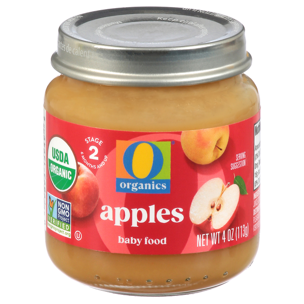 O Organics Apples Stage 2 Baby Food