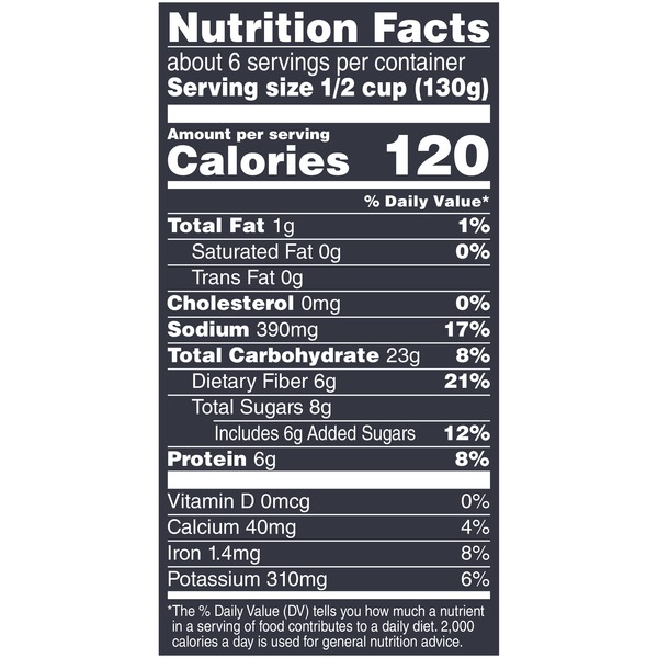 35 Van Camp's Pork And Beans Nutrition Label Label Design Ideas 2020