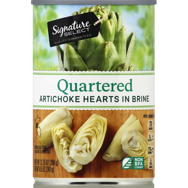 SIGNATURE SELECTS Artichoke Hearts, Quartered, in Brine