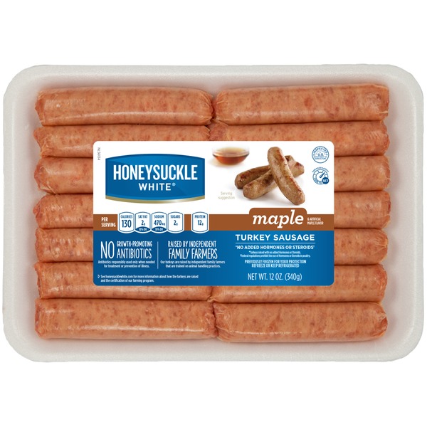 Honeysuckle White Maple Links Turkey Sausage (12 oz) Instacart