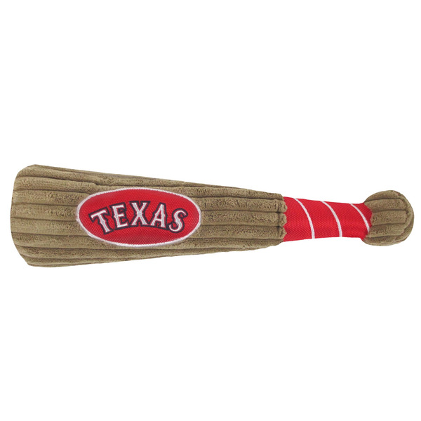 Pets First MLB Texas Rangers Baseball Bat Dog Toy