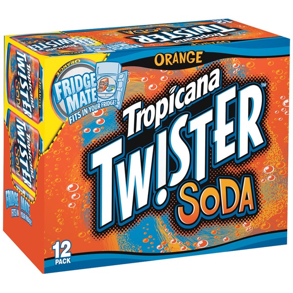 Tropicana Twister Soda Orange Soda 12 Fl Oz Instacart
