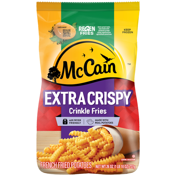 McCain Extra Crispy Crinkle Fries (Frozen Potatoes) Same-Day