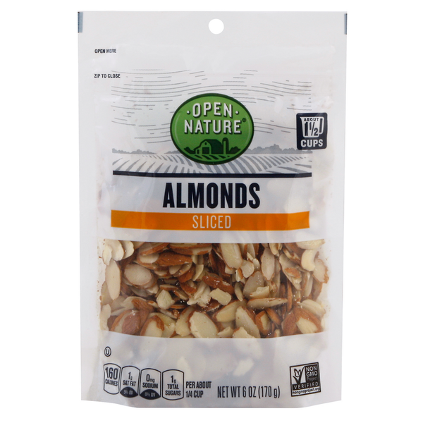Open Nature Almonds, Sliced