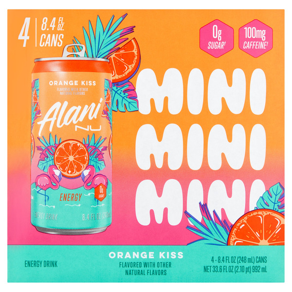 Alani Nu Mini Orange Kiss Energy Drink Same-Day Delivery or Pickup