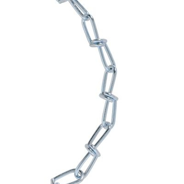 Koch Industries 1 Trade Size Double Loop Chain, Electro-Galvanized, Sold by the Foot