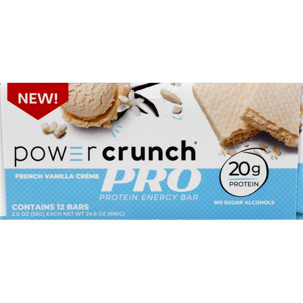 Power Crunch Protein Energy Bar, French Vanilla Creme (12 each) Instacart