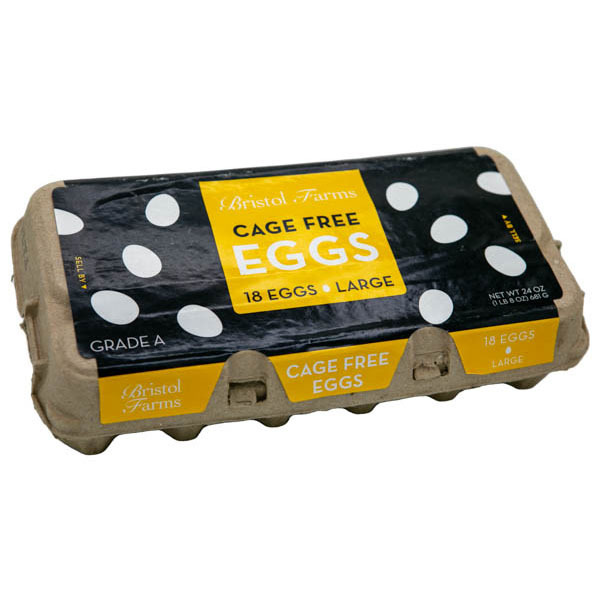 Bristol Farms Grade A Cage Free Large Eggs