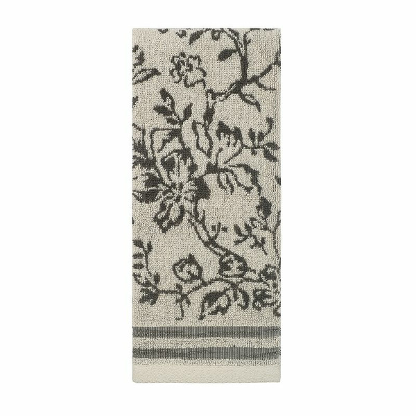 Sonoma Goods For Life ® Floral Woven Hand Towel, Black And  Floral