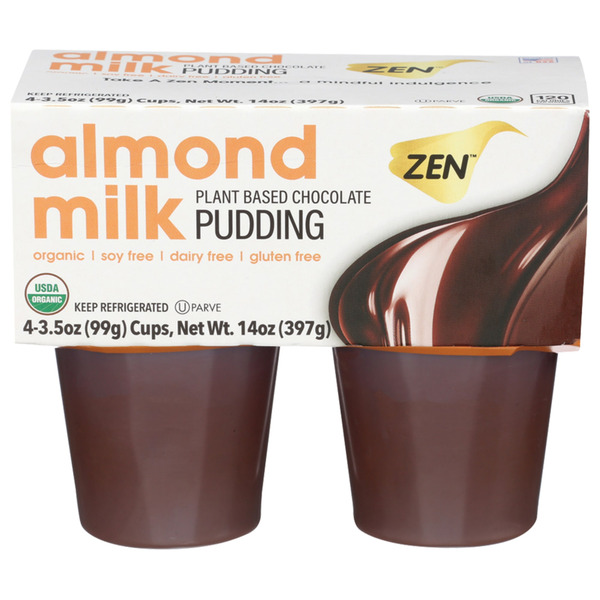 Zen Pudding, Plant Based Chocolate, Almond Milk Same-Day Delivery
