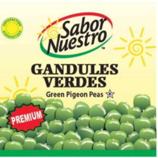 Sabor Nuestro - Gandules Verdes, 7 Pack, 3 lb