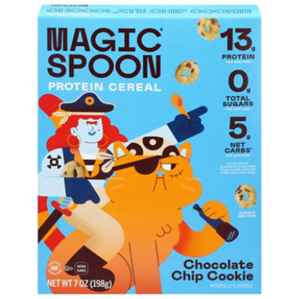 Magic Spoon Chocolate Chip Cookie Protein Cereal