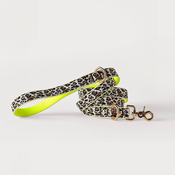 Hooray House Knit Leopard Pet Leash