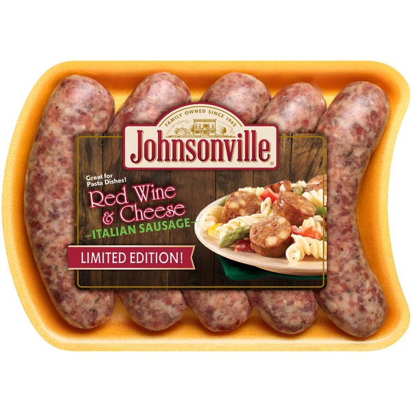 Johnsonville Red Wine & Cheese Italian Sausage (19 oz) Instacart