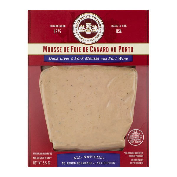 Three Little Pigs Mousse, Pork & Duck Liver