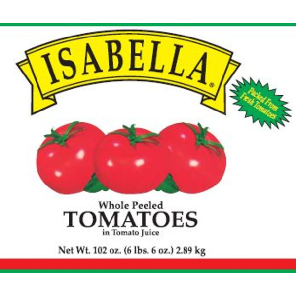 Isabella - Whole Peeled Choice Tomatoes - #10 cans