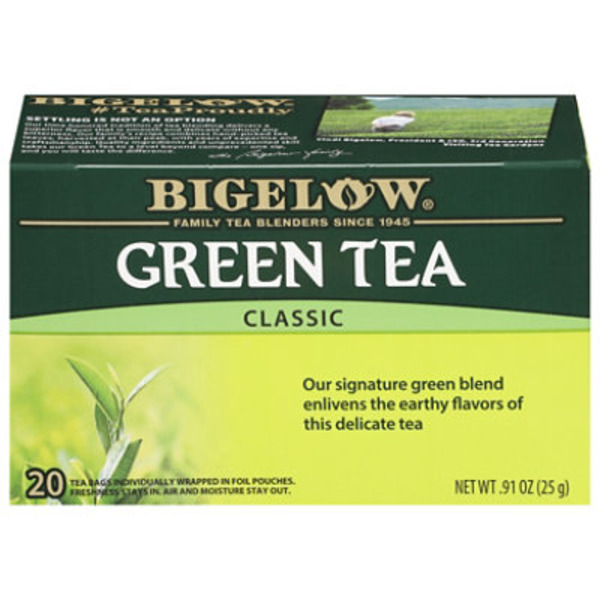 Bigelow Green Tea, Classic, Bags