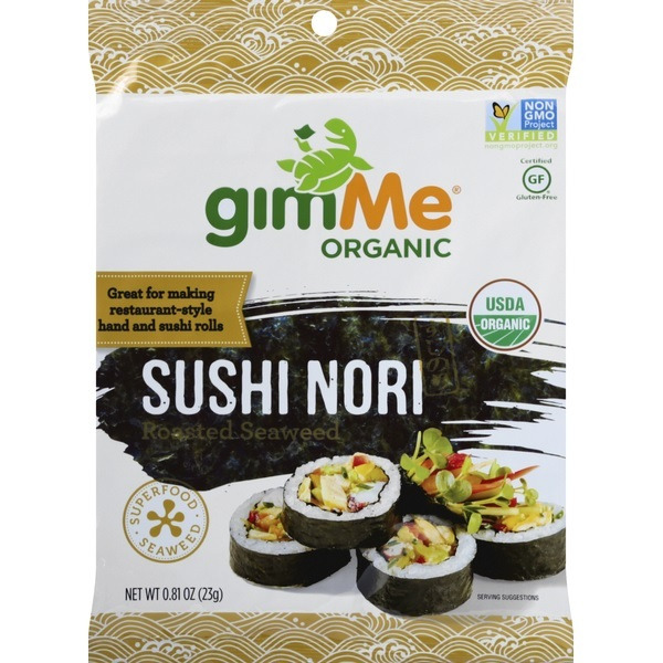 gimMe Sushi Nori Seaweed Wraps Same-Day Delivery or Pickup | Lazy