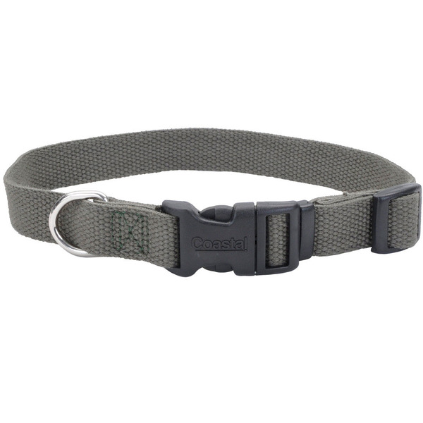 Coastal Pet 3/8 In X 8 In Olive Adjustable Soy Collar
