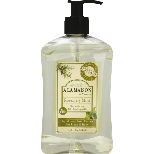 a la maison french liquid soap rosemary mint