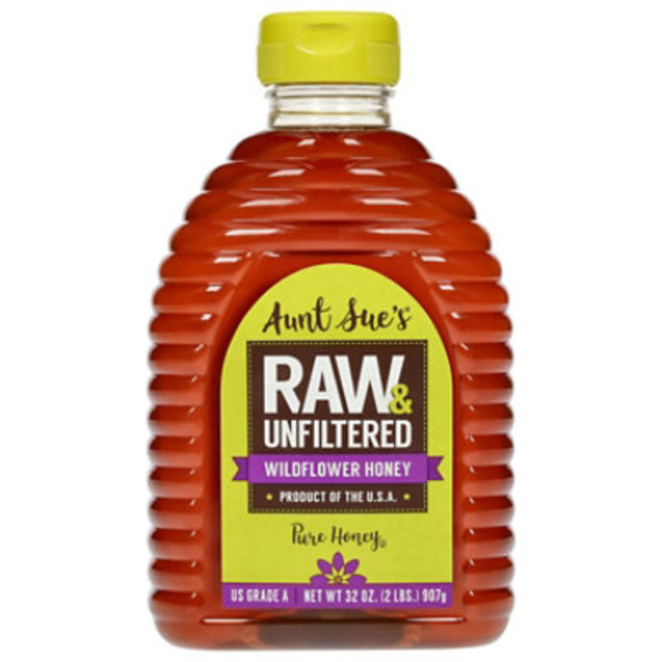 AUNT SUE'S Raw Unfiltered Wildflower Honey