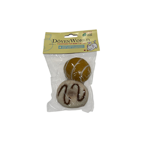 DoyenWorld C Felt Ball Donut Cat Toy