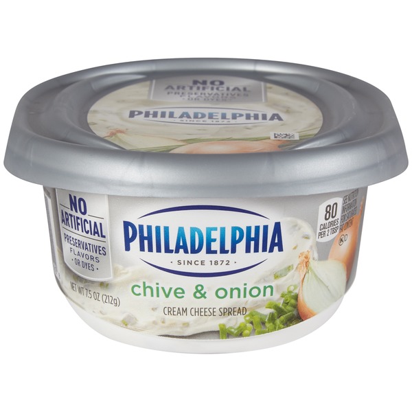 philadelphia cream cheese chive and onion recipes