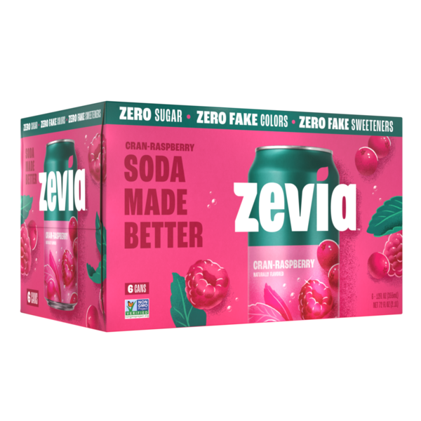 Zevia Soda, Cran-Raspberry, Zero Sugar Same-Day Delivery or Pickup