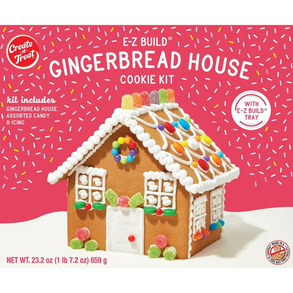E-z Build Gingerbread House Cookie Kit Same-Day Delivery | Family